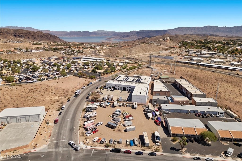 1013 Industrial Road Boulder City, NV 89005 - Photo 3 of 4 Aerial view of property's location with a mountainous background