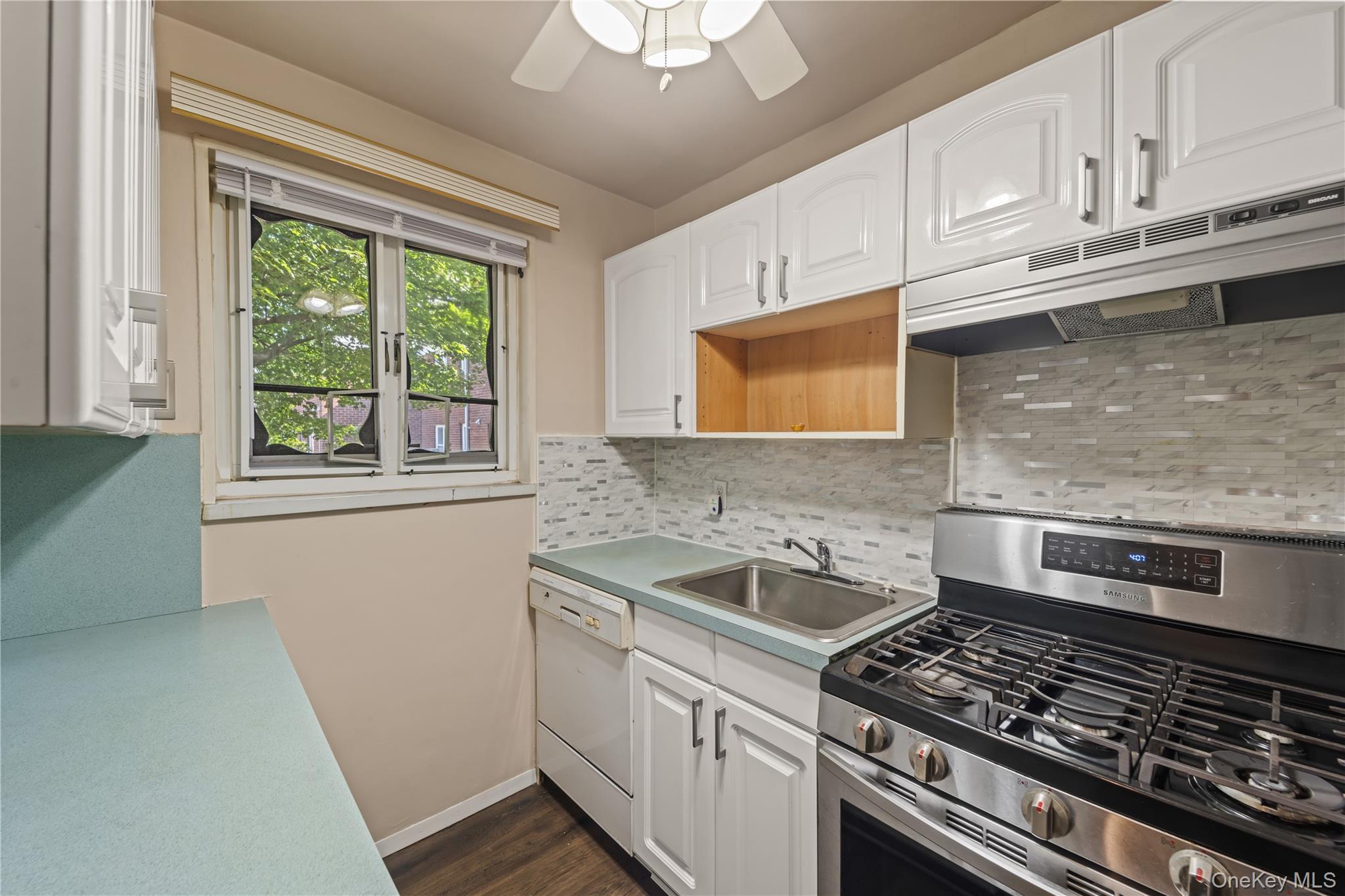 225-35 88th Avenue, Unit LOWR Queens, NY 11427 - Photo 11 of 15 a kitchen that has a sink and a stove