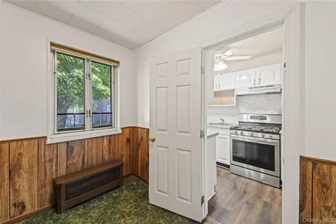 a kitchen with a refrigerator sink and stove