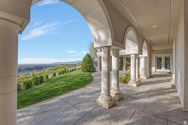 3222 Eagle View Circle Sandy, UT 84092 - Photo 52 of 60 View of patio / terrace with french doors