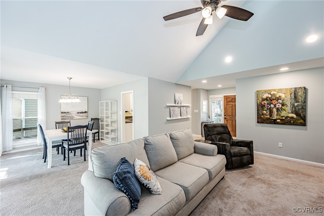 3100 3 Bridges Road Midlothian, VA 23112 - Photo 14 of 48 a living room with furniture and a large window