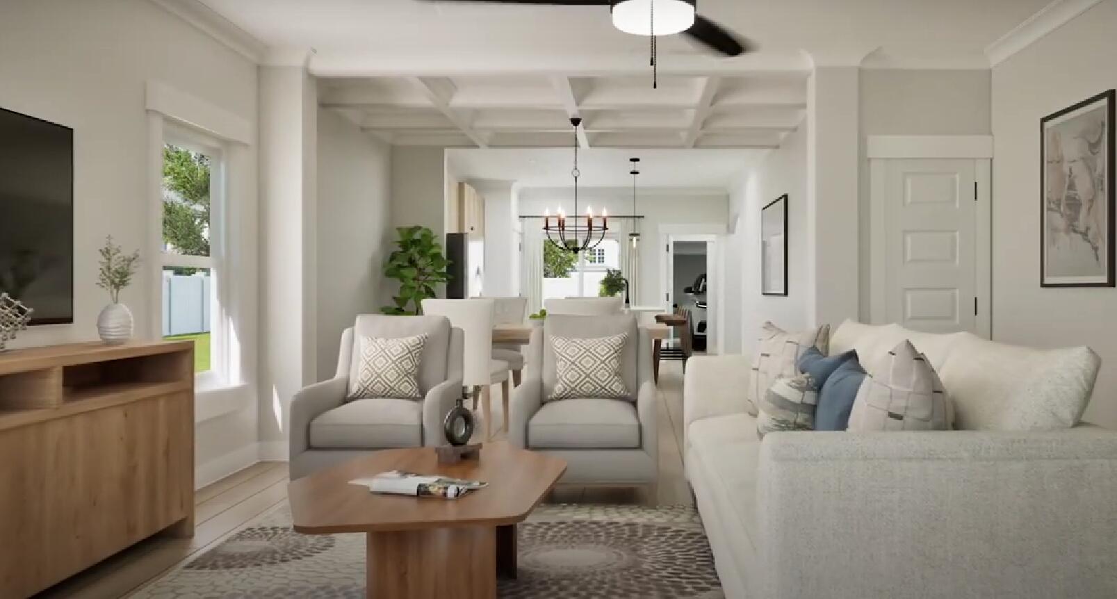 57 Huckleberry Street Freeport, FL 32439 - Photo 12 of 20 a living room with furniture and a flat screen tv