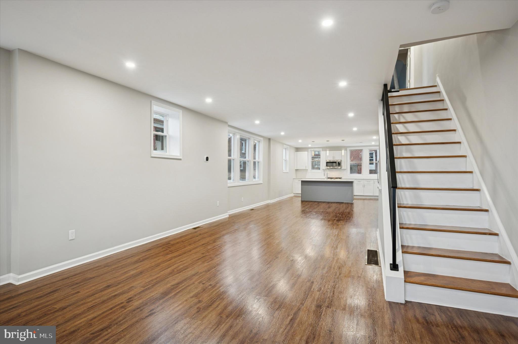 6416 North 15th Street Philadelphia, PA 19126 - Photo 5 of 23 a view of a kitchen with wooden floor and a kitchen