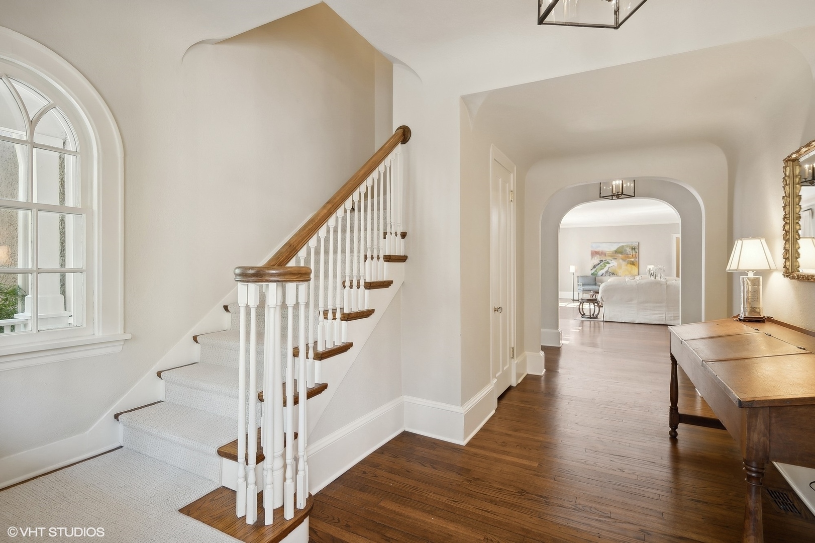 1015 Dinsmore Road Winnetka, IL 60093 - Photo 5 of 46 a view of entryway and hall with wooden floor