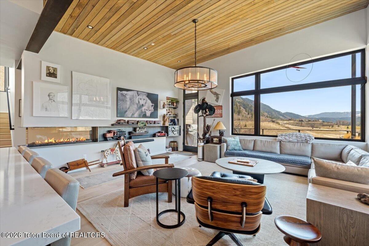 14270 Wagon Road Jackson, WY 83001 - Photo 6 of 29 Main Level Living Room