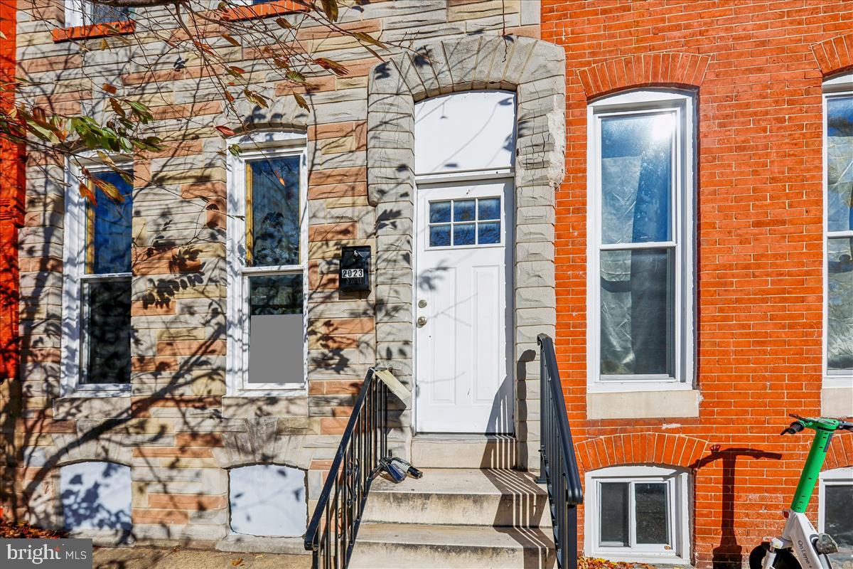 2023 Division Street Baltimore, MD 21217 - Photo 35 of 35 front view of a brick house
