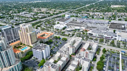a view of a city from a balcony