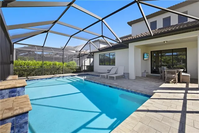 a outdoor view with a sitting space