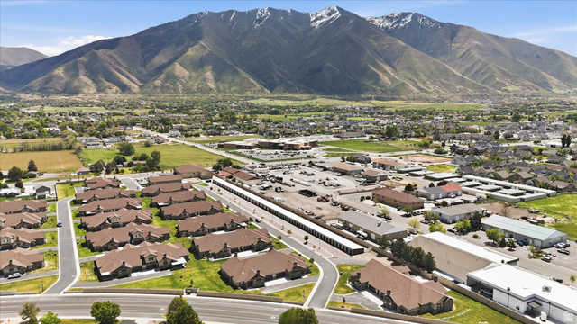 1838 West 300th Street South, Unit B Mapleton, UT 84664 - Photo 48 of 51 Expansive aerial capturing mountainous terrain and a residential community
