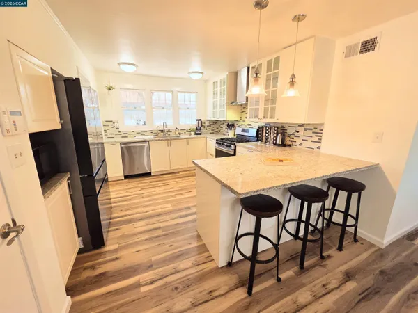 a bedroom with a bed and closet