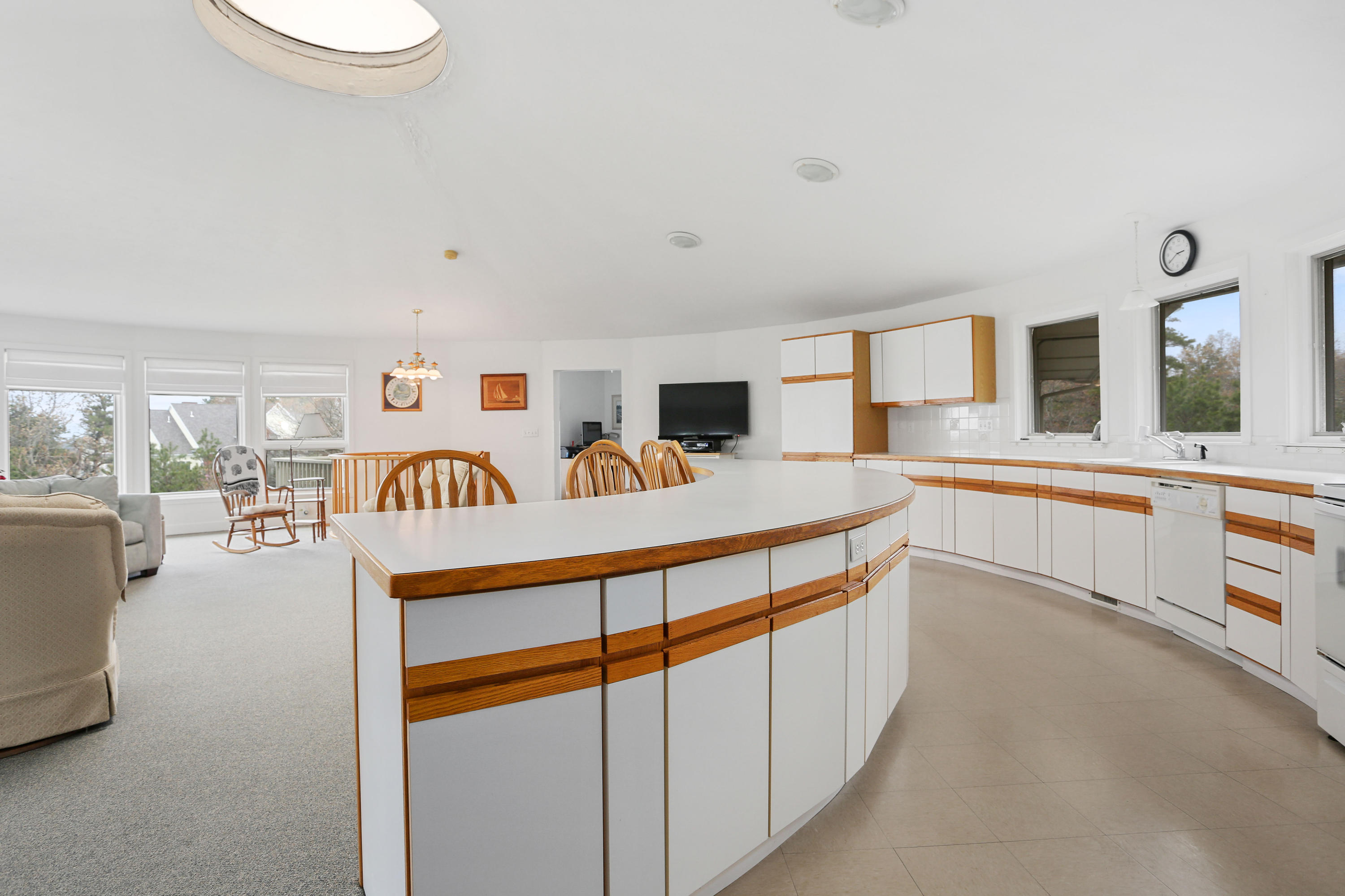 38 Weather Deck Road Bourne, MA 02532 - Photo 25 of 40 a view of living room with furniture and flat screen tv
