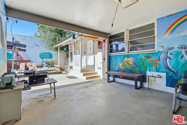 a outdoor living space with patio