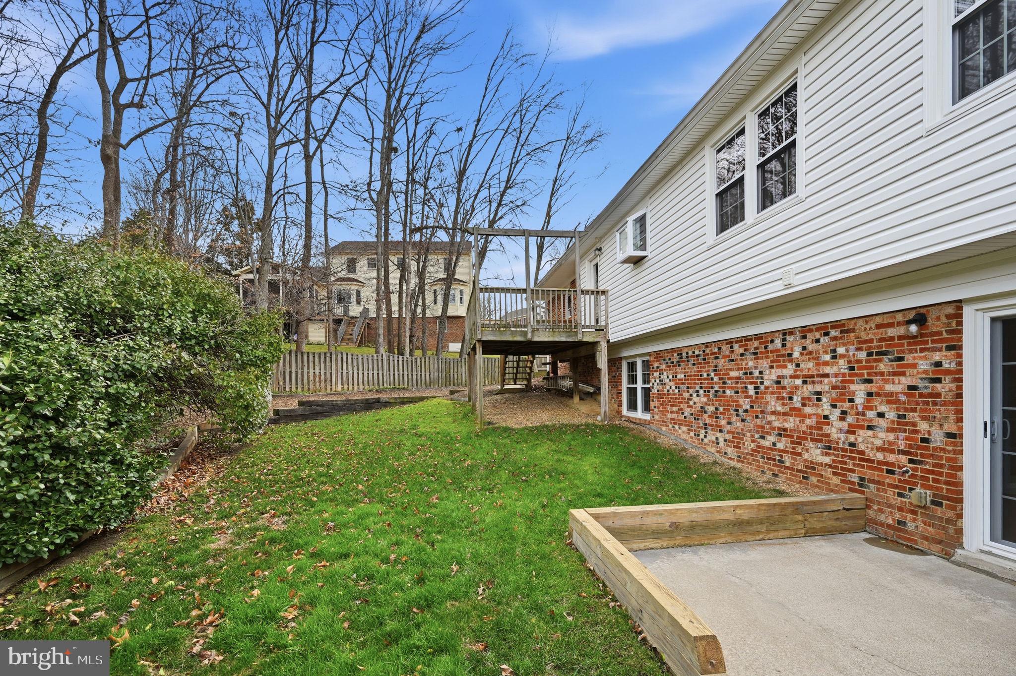 9322 Elk Drive Springfield, VA 22153 - Photo 38 of 40 Patio in rear yard