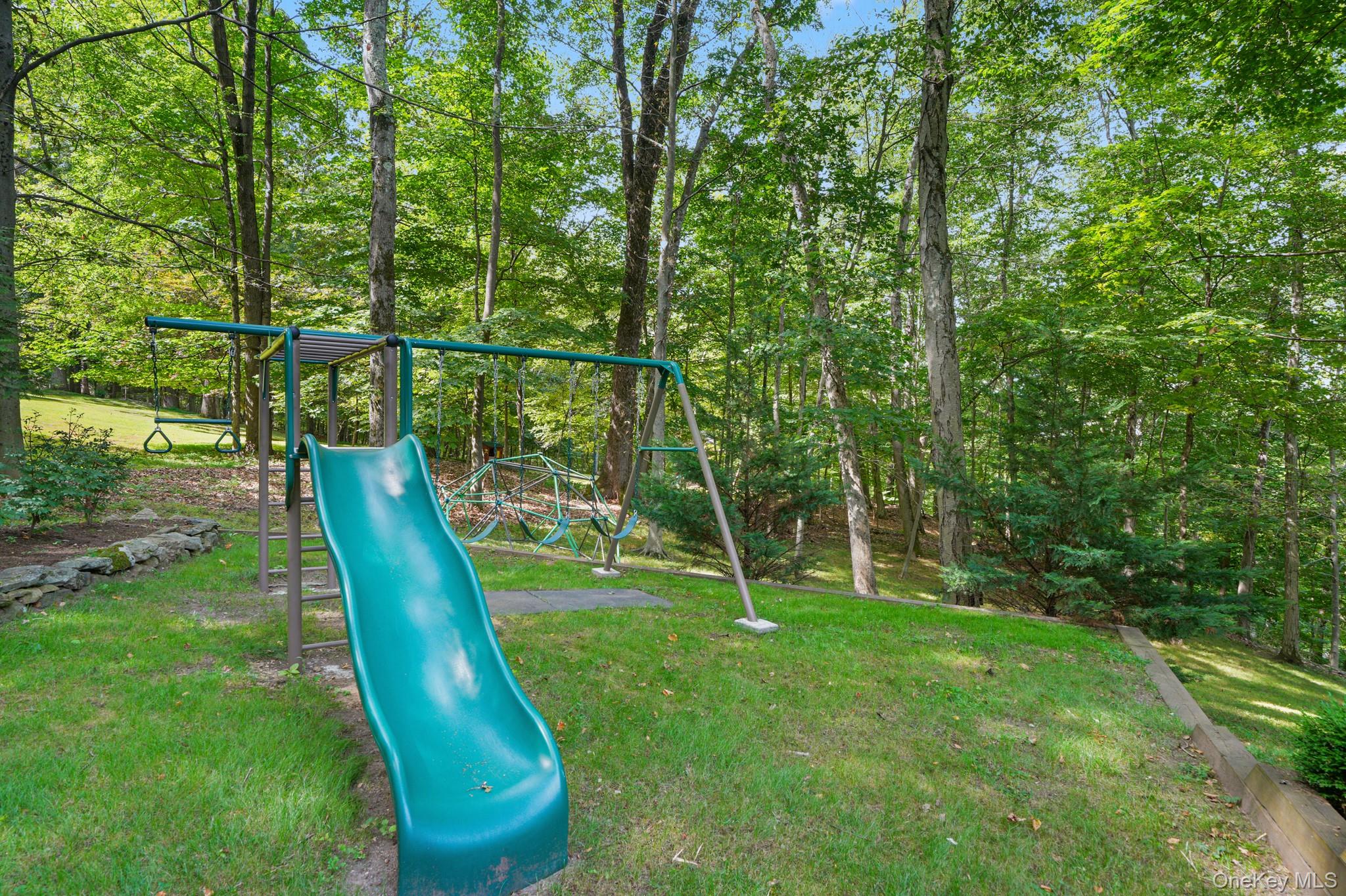 2 Logging Road Waccabuc, NY 10597 - Photo 45 of 46 a view of a backyard with a slide