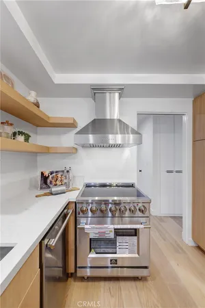 a view of a stove