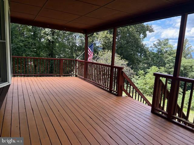287 Blackthorne Road, Unit LURAY Stanley, VA 22851 - Photo 58 of 96 Spacious Front Deck overlooking the property