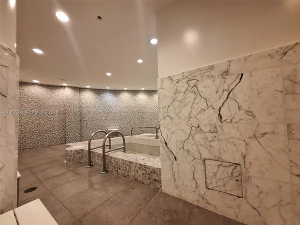 a view of a hall with the couch