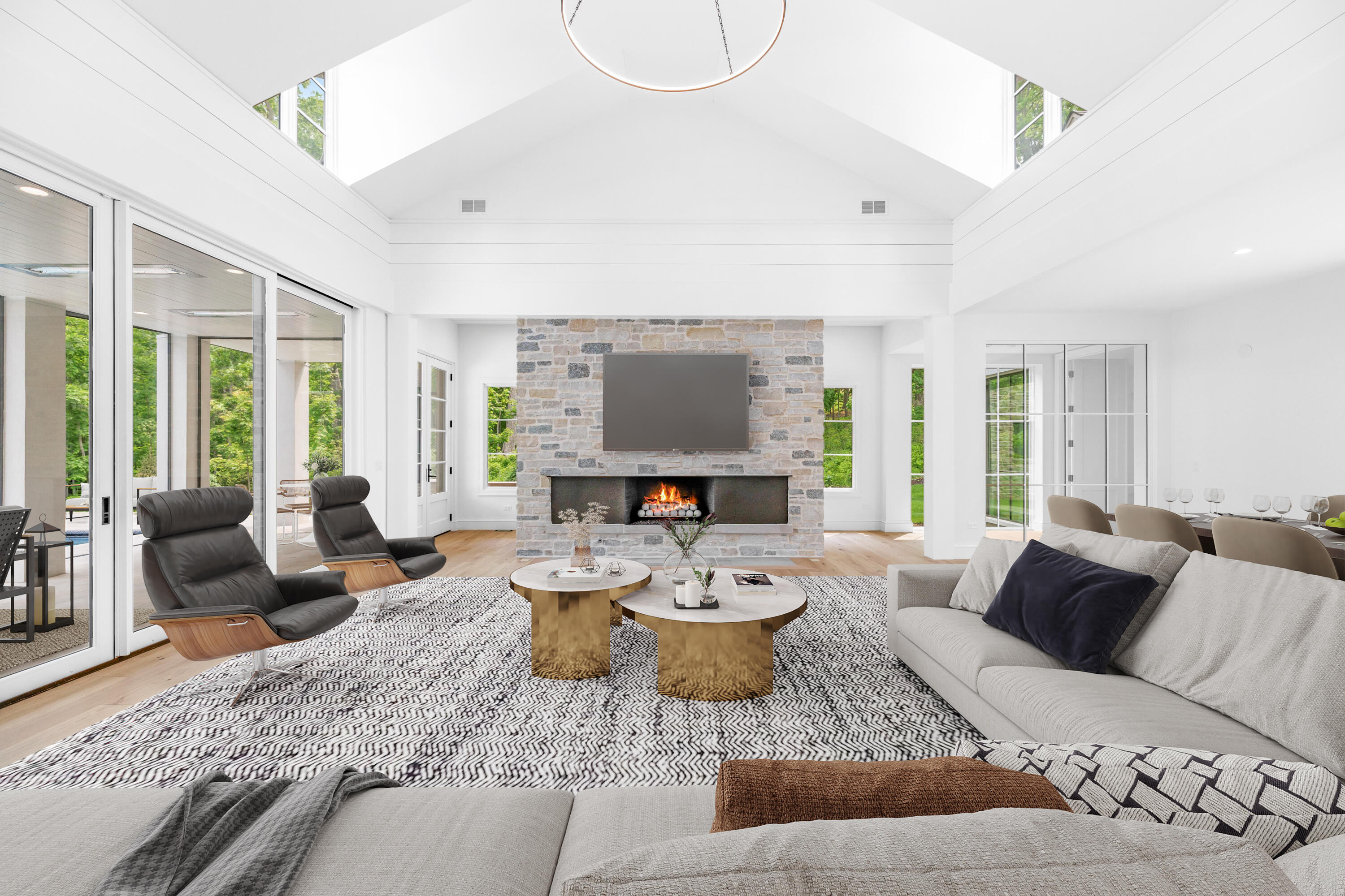 1572 North Creekside Lane Linn, WI 53147 - Photo 15 of 49 Living Room (Enhanced)