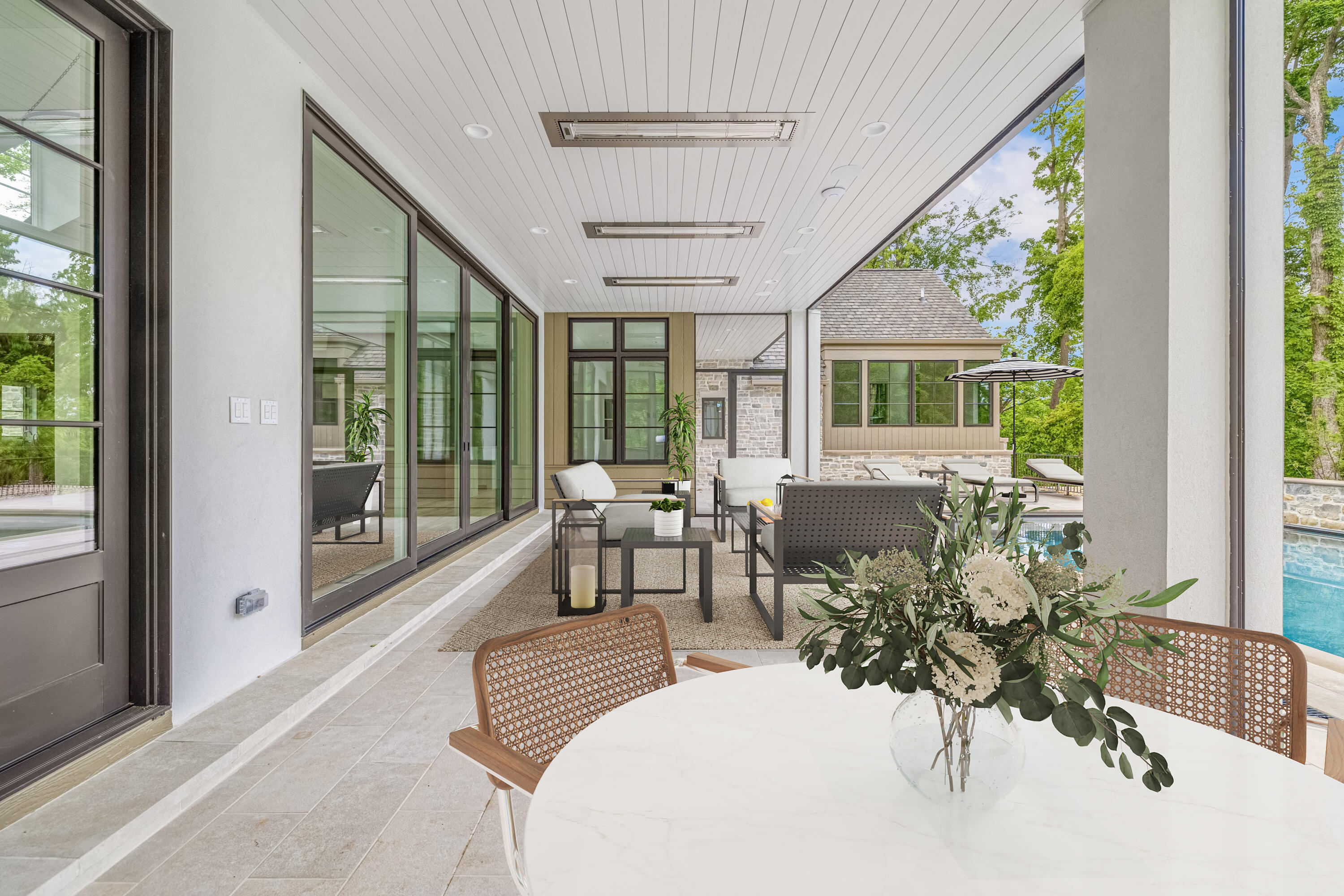 1572 North Creekside Lane Linn, WI 53147 - Photo 18 of 49 Heated Porch (Enhanced)