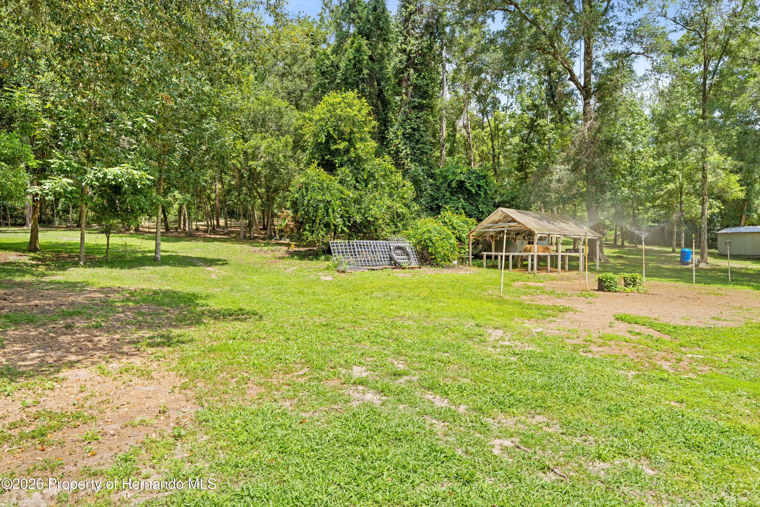 3311 Baseball Pond Road Brooksville, FL 34602 - Photo 14 of 18 a view of a house with a big yard and large trees