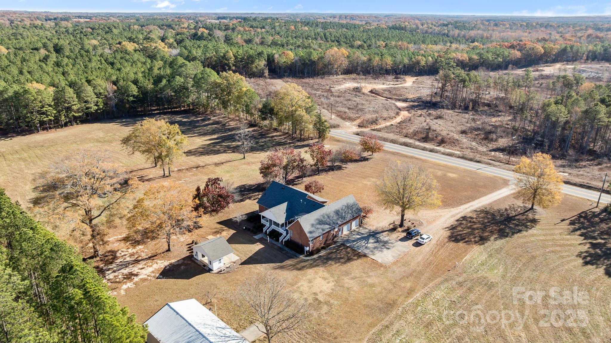 2363 Armenia Road Chester, SC 29706 - Photo 31 of 36 an aerial view of a house with a yard