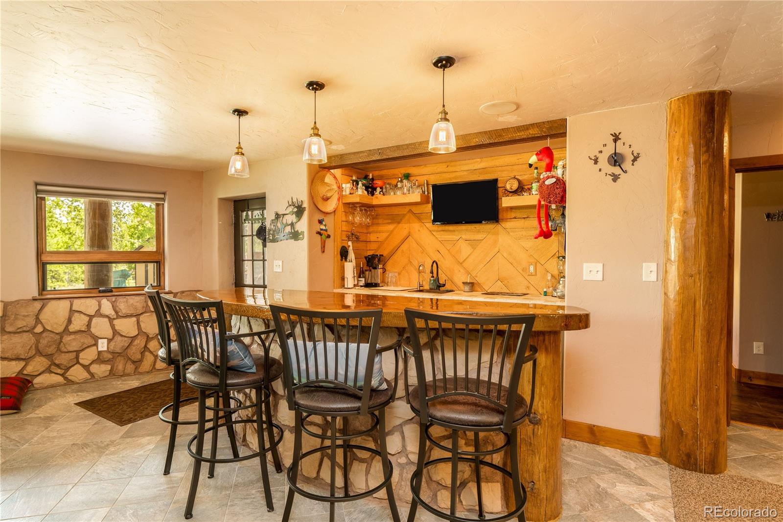 160 County Road Tabernash, CO 80478 - Photo 18 of 33 a view of a dining room with furniture and window