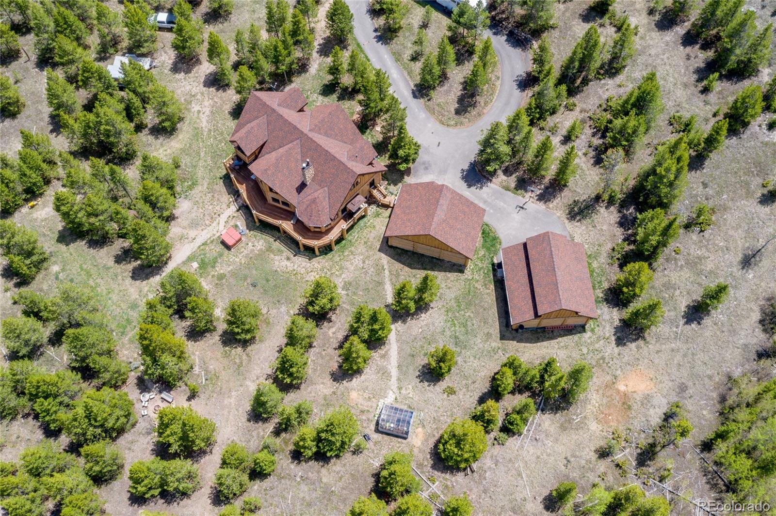160 County Road Tabernash, CO 80478 - Photo 30 of 33 an aerial view of a house with a yard