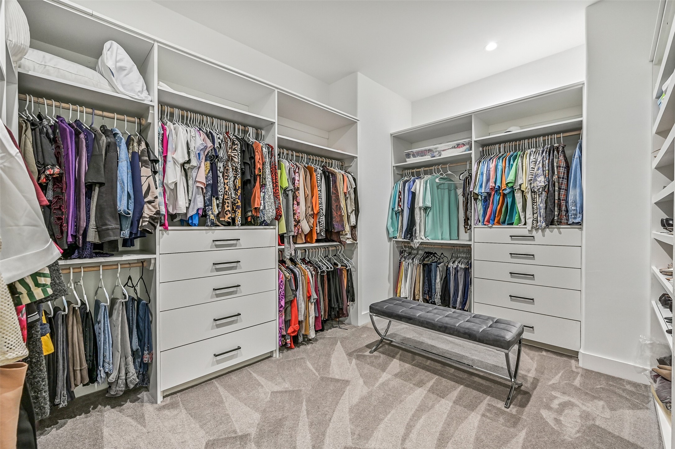 7627 Scott Avenue Manvel, TX 77578 - Photo 34 of 50 a view of walk in closet with clothes
