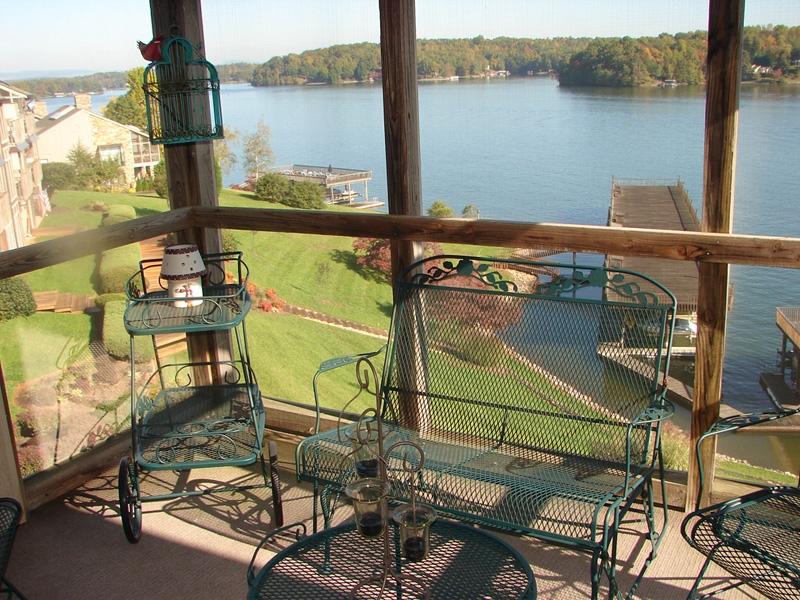 845 Gangplank Road Moneta, VA 24121 - Photo 6 of 7 a view of a lake from a balcony