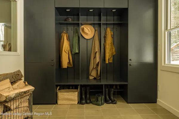 a view of a dining table and chairs in the kitchen