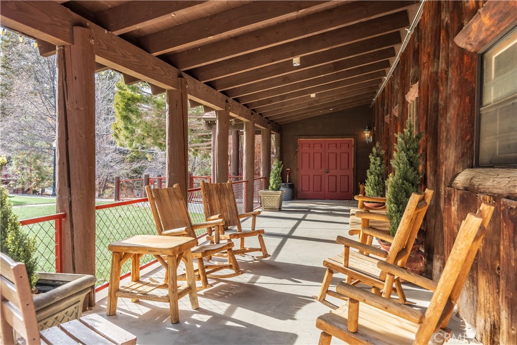 869 Knickerbocker Road Big Bear Lake, CA 92315 - Photo 3 of 50 a view of an outdoor space with seating area
