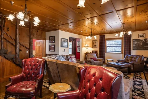 a view of an outdoor space with seating area