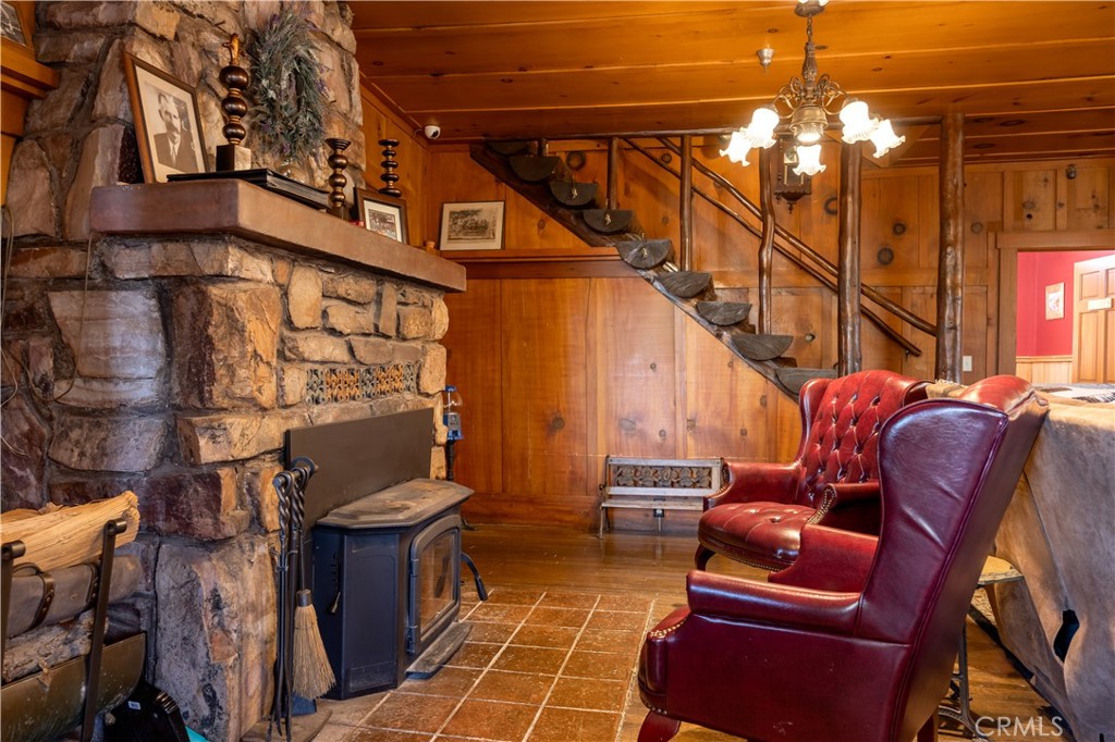 869 Knickerbocker Road Big Bear Lake, CA 92315 - Photo 9 of 50 a view of an outdoor space with seating area