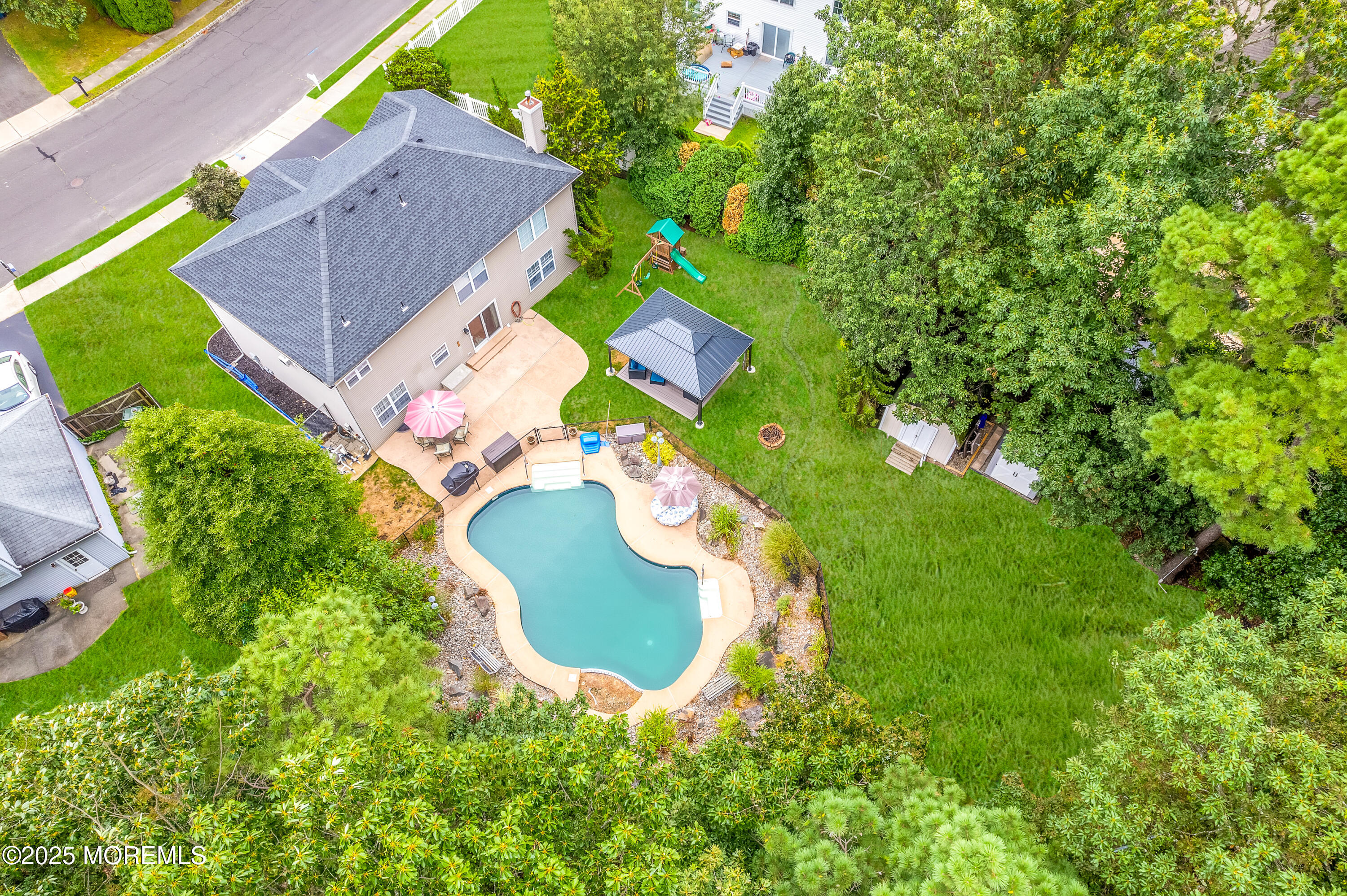 76 Diamond Lane Howell, NJ 07731 - Photo 28 of 36 an aerial view of a house