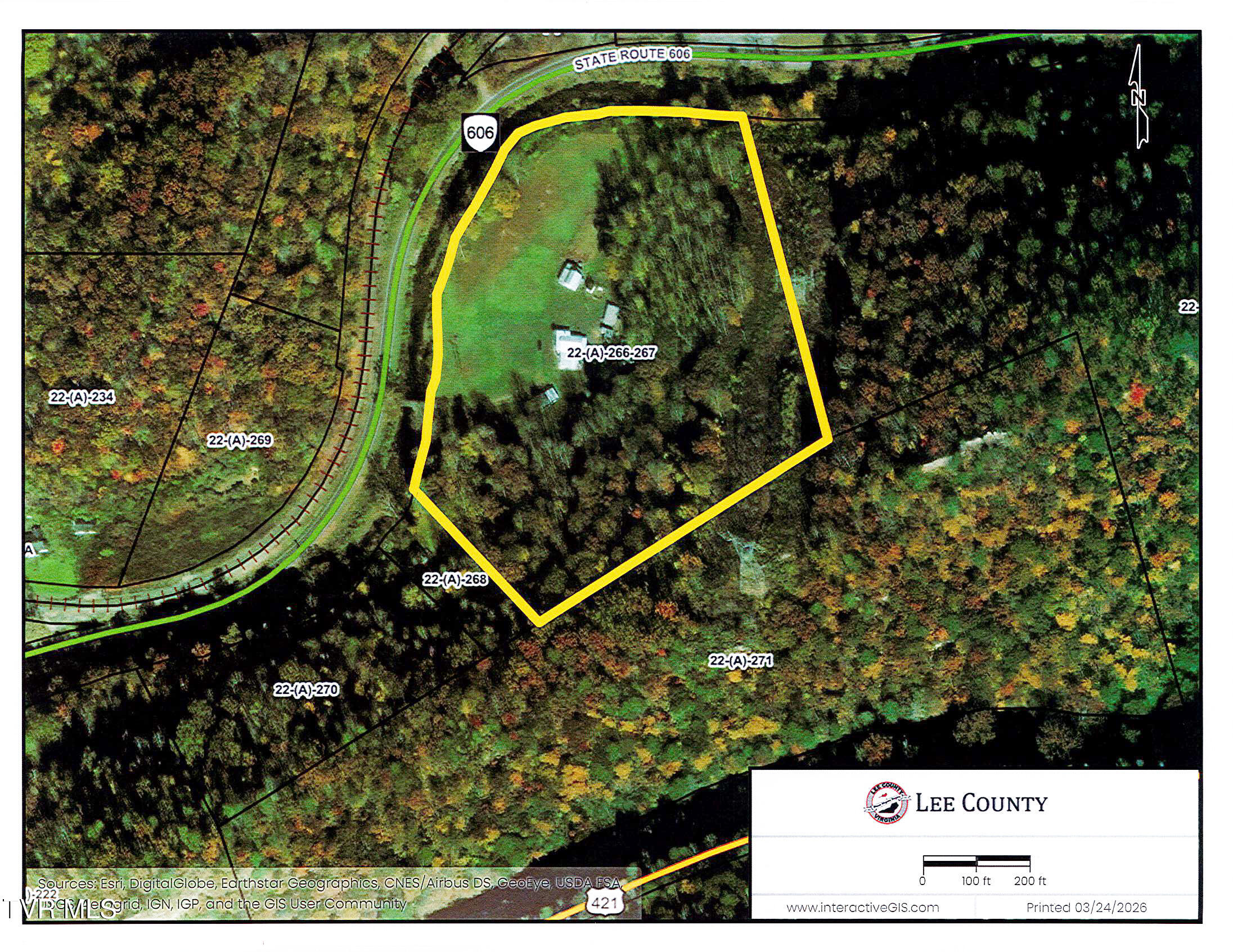 490-484 State Rte 606 St. Charles, VA 24282 - Photo 85 of 85 Tax Map