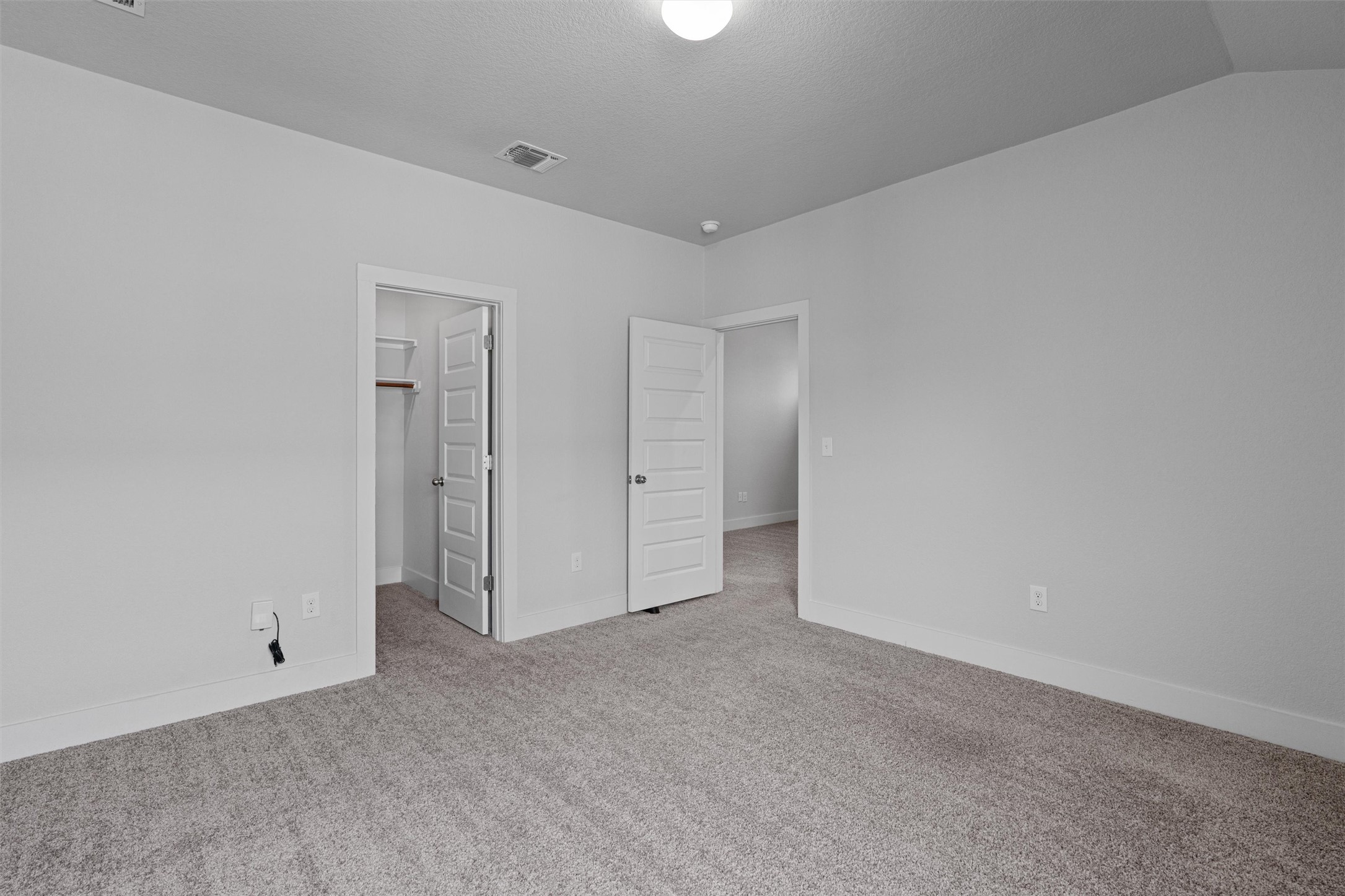 11217 Charger Way Manor, TX 78653 - Photo 25 of 35 Unfurnished bedroom with a spacious closet and light colored carpet