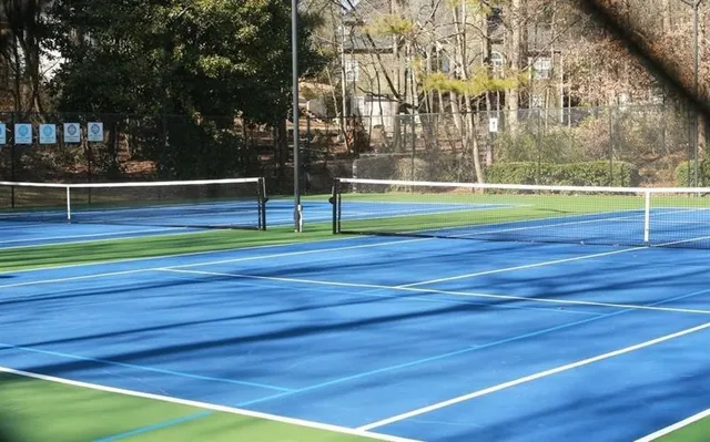 a view of basketball court