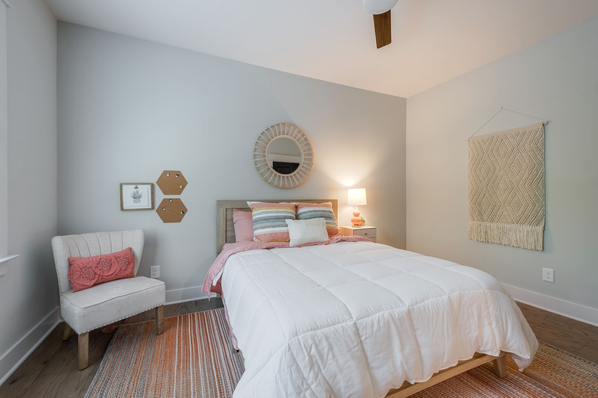 7110 Taylor Road Fairview, TN 37062 - Photo 24 of 31 a bedroom with a bed and wooden floor