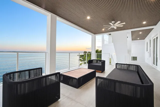 a view of a city and lake view