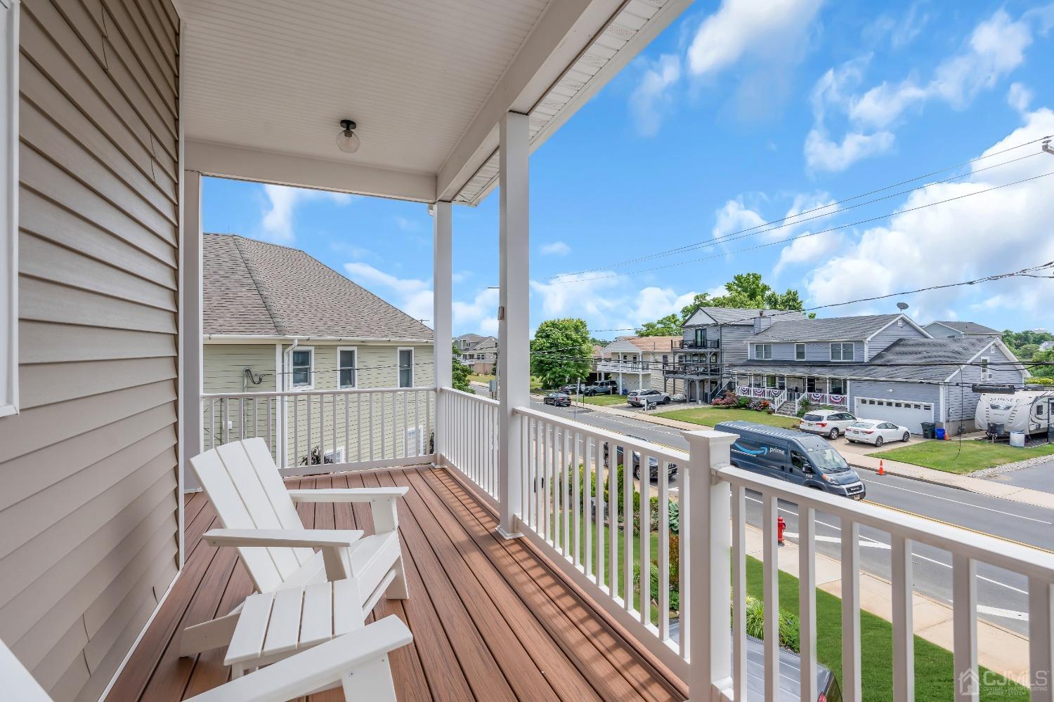 629 Front Street Union Beach, NJ 07735 - Photo 33 of 63 a view of a city from a balcony