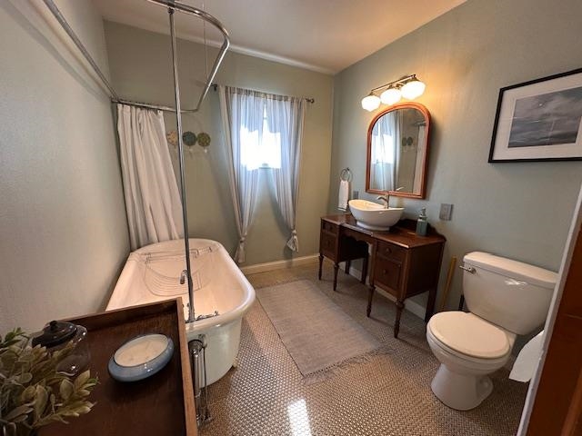 7 West Shagawa Road Ely, MN 55731 - Photo 18 of 32 Bathroom featuring curtained shower and vanity
