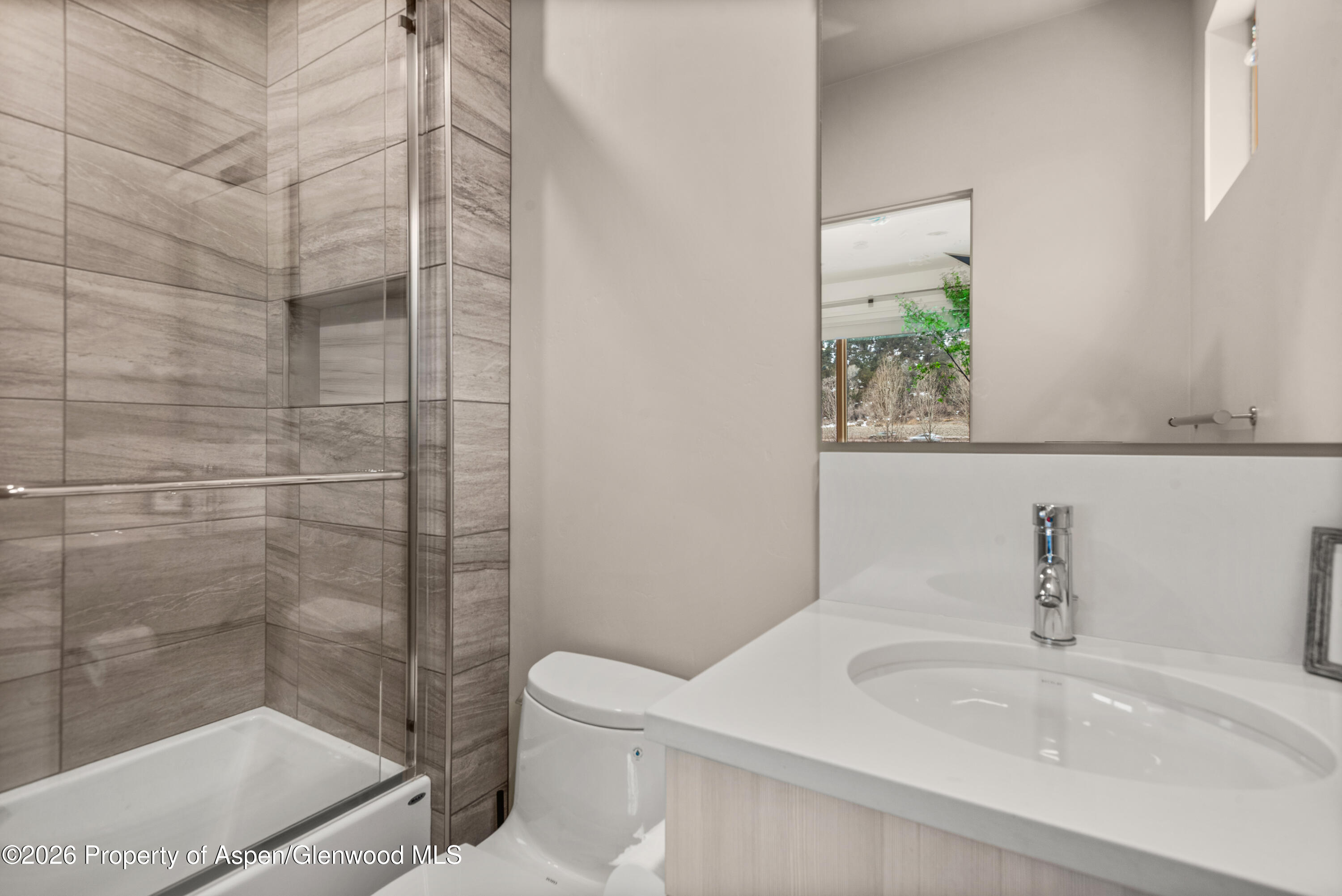 113 Valley Court Basalt, CO 81621 - Photo 26 of 33 a bathroom with a sink and a shower