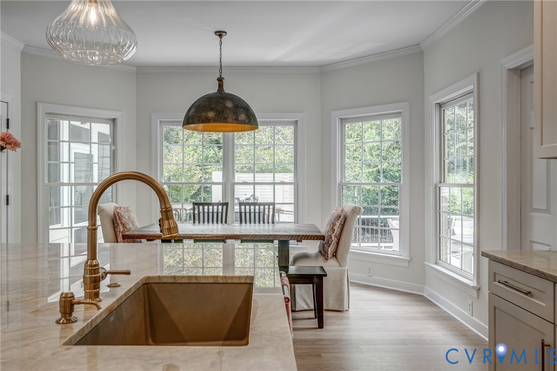 2306 Founders Bridge Road Midlothian, VA 23113 - Photo 20 of 50 a view of a dining room with furniture window and outside view