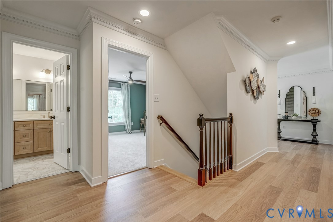 2306 Founders Bridge Road Midlothian, VA 23113 - Photo 27 of 50 a view of a hallway view with staircase
