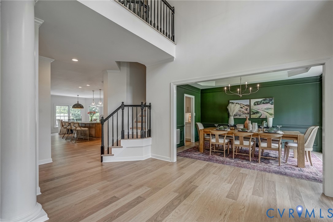 2306 Founders Bridge Road Midlothian, VA 23113 - Photo 6 of 50 a view of a livingroom with furniture and hardwood floor