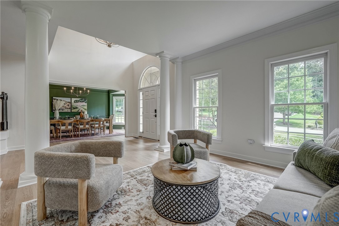 2306 Founders Bridge Road Midlothian, VA 23113 - Photo 8 of 50 a living room with furniture and a large window