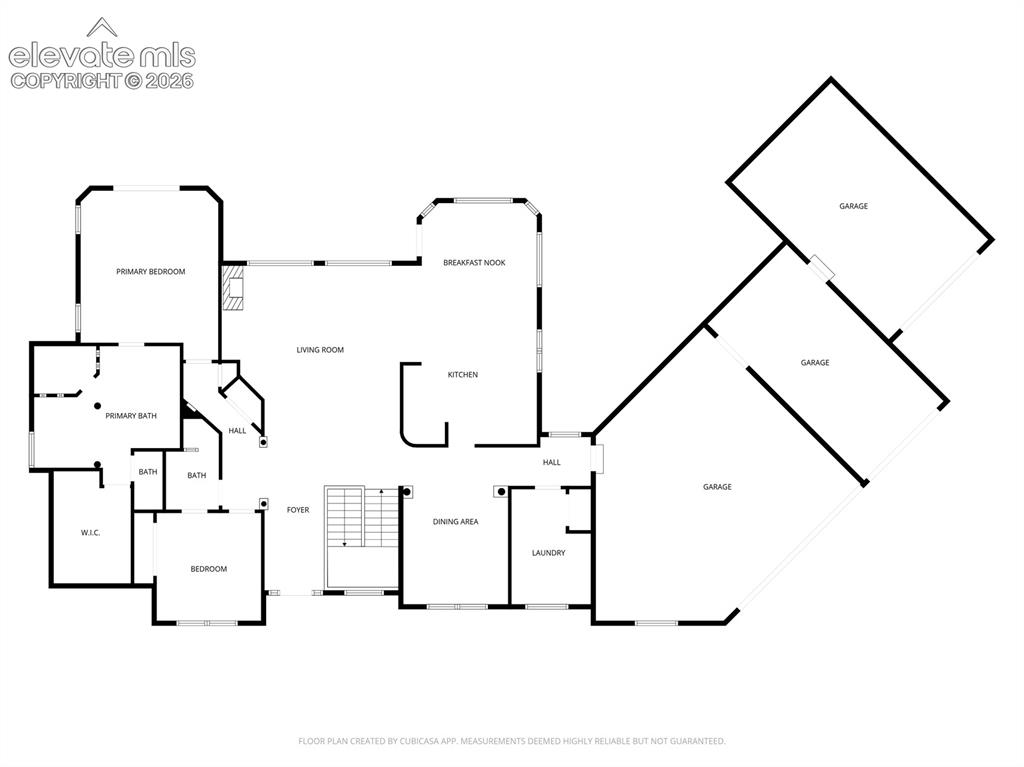 17990 Sawmill Road Colorado Springs, CO 80908 - Photo 40 of 40 Main-level floorplan (approximate)
