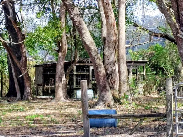 a view of a house with backyard