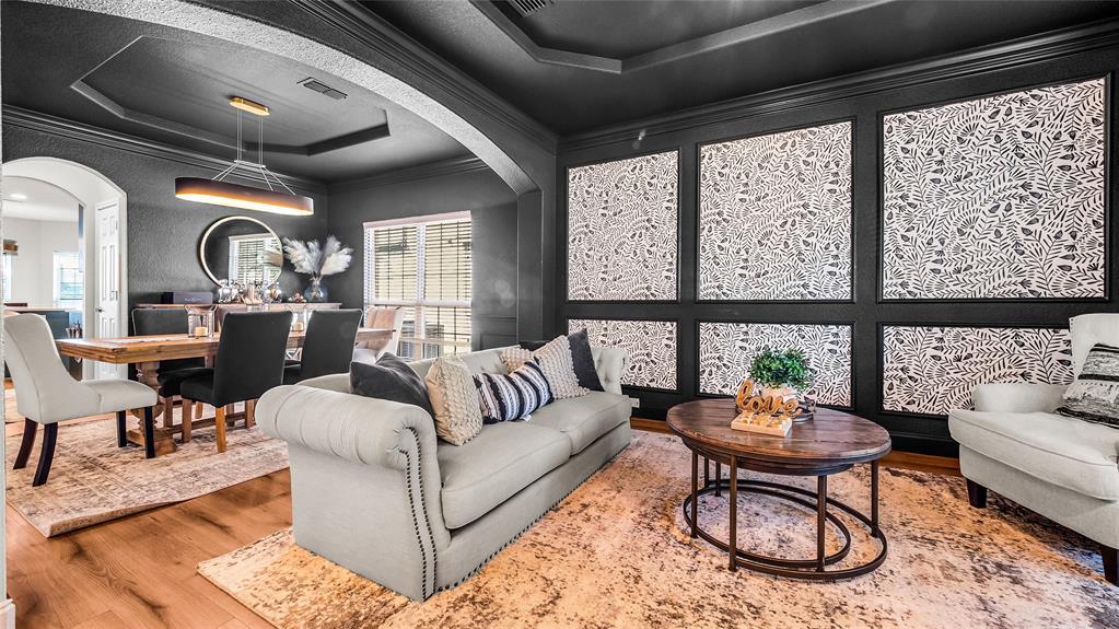 3608 Acropolis Way Plano, TX 75074 - Photo 6 of 37 a living room with furniture and a large window