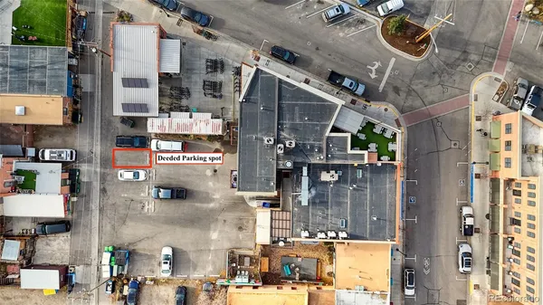 a view of city from balcony